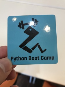 Python Boot Campステッカー